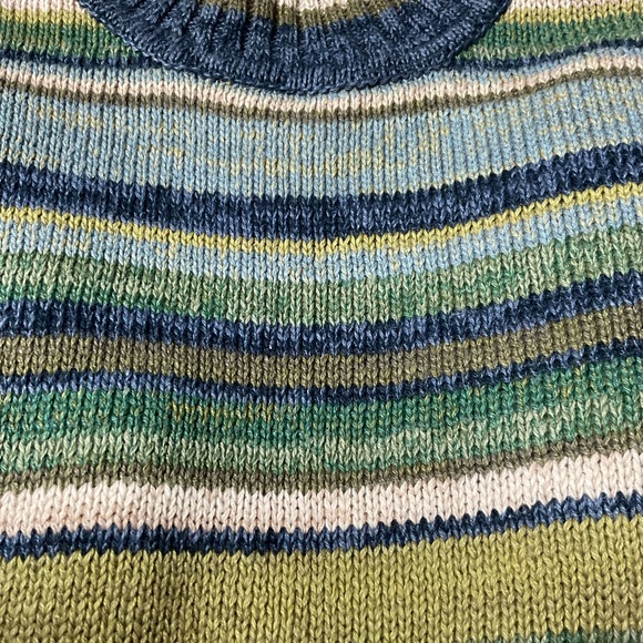 Heirloom Collection Mock Neck Multicolor Sweater Size XL - Picture 3 of 11